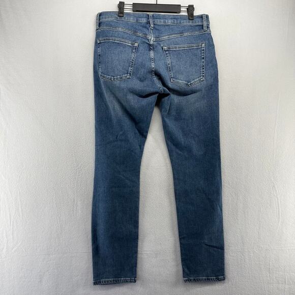 J Crew Jeans Men's 33x32 Blue 484 Denim Slim Fit Stretch Medium Wash Casual NEW - Picture 7 of 9